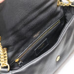 Saint Laurent Calypso Small In Plunged Lambskin Black